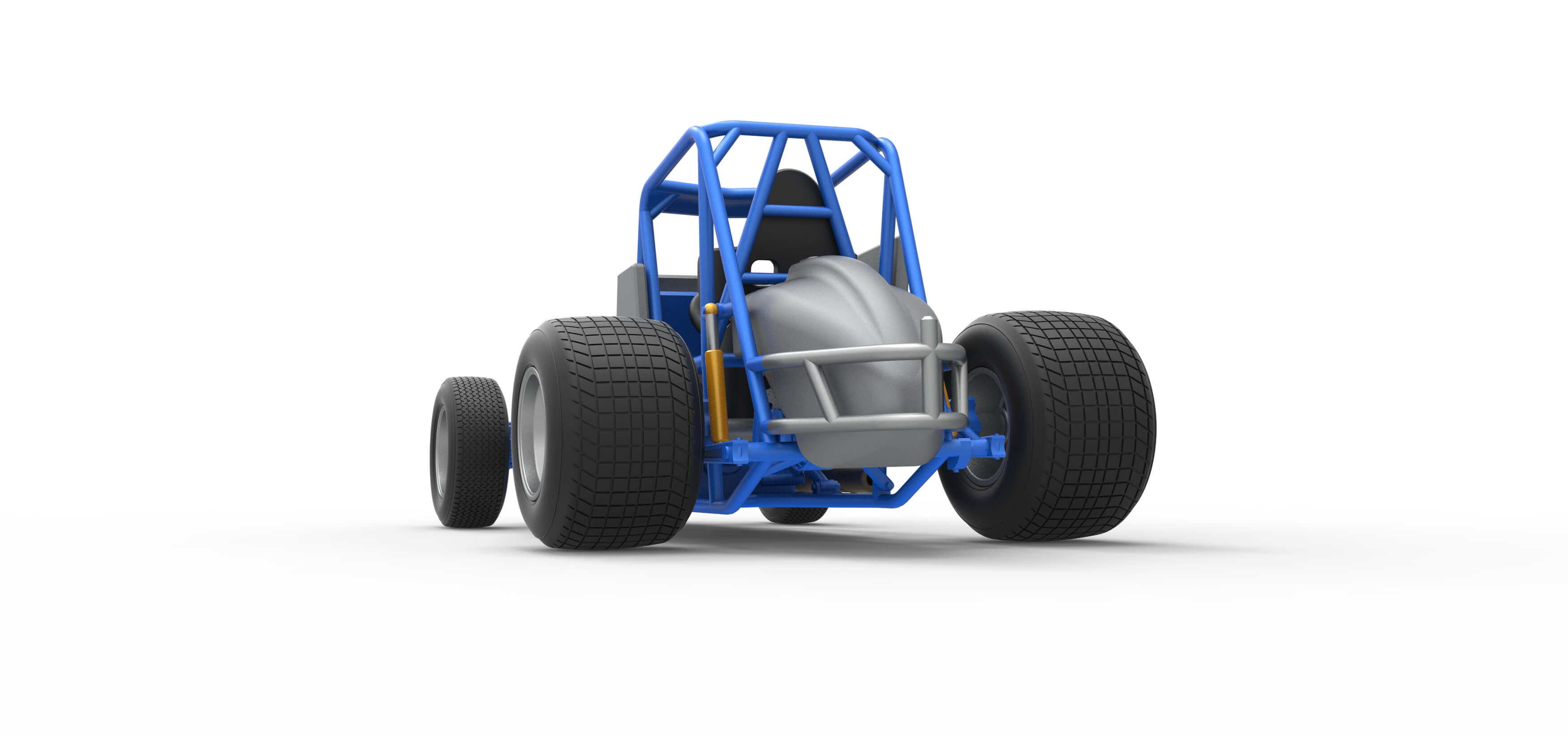 Sprint Car 1:25 3D Model