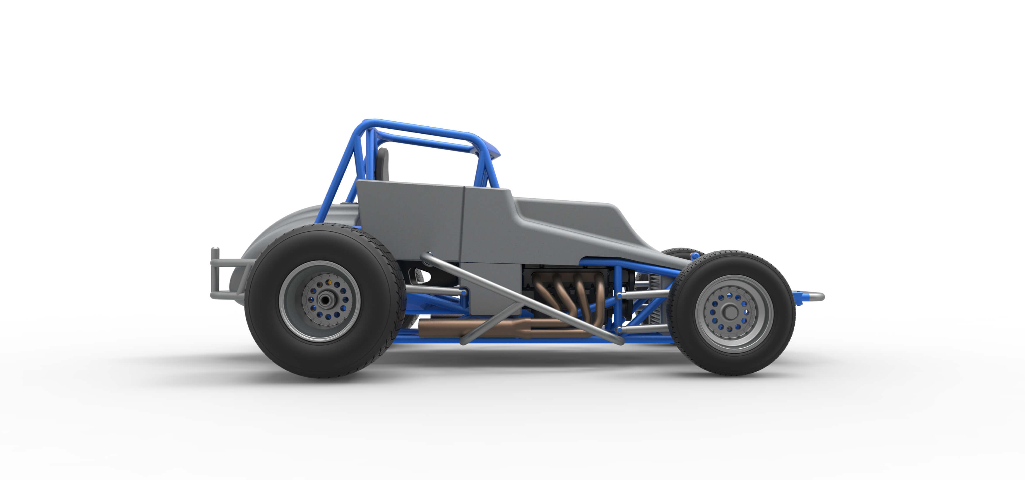 Sprint Car 1:25 3D Model