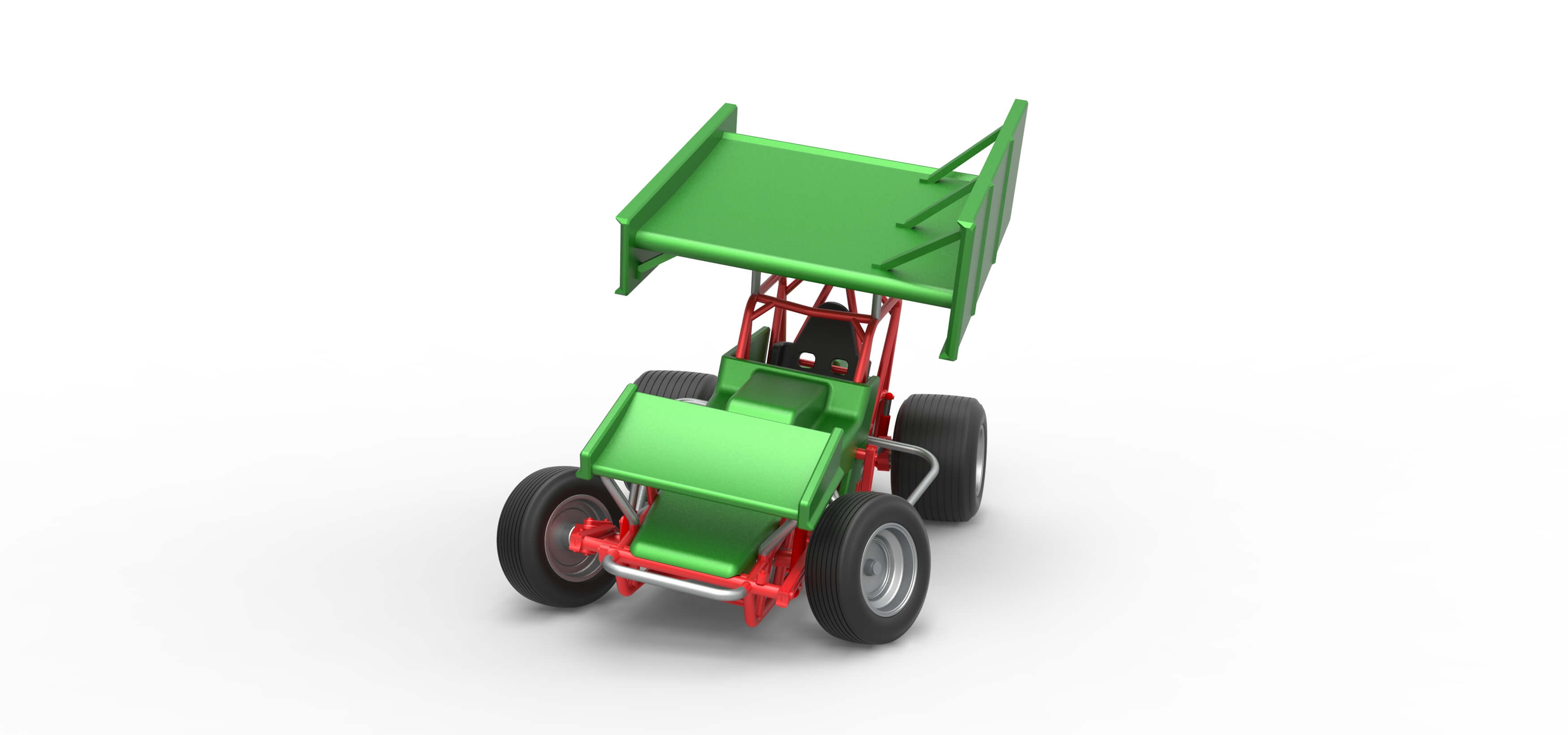 Sprint Car 1:25 3D Model