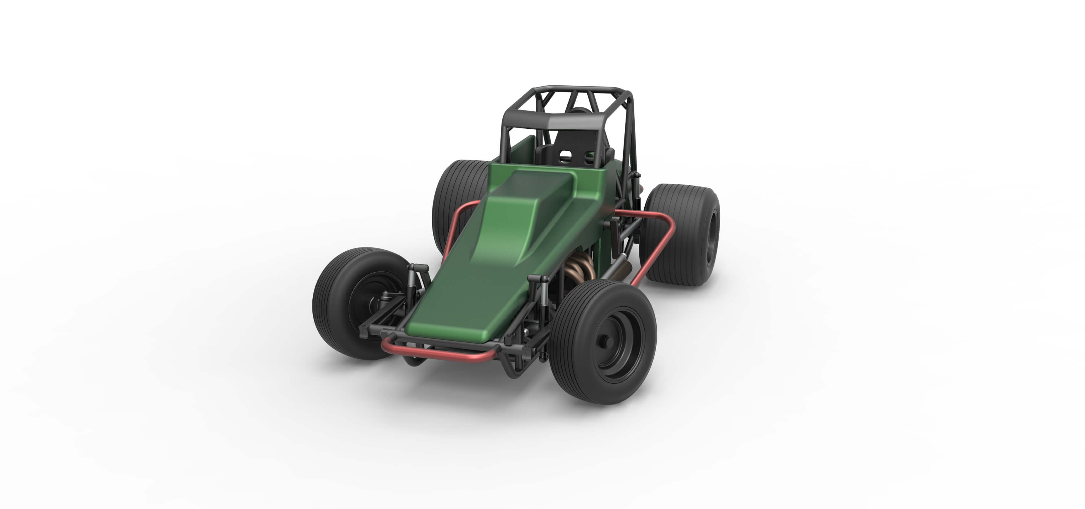 Sprint Car 1:25 3D Model