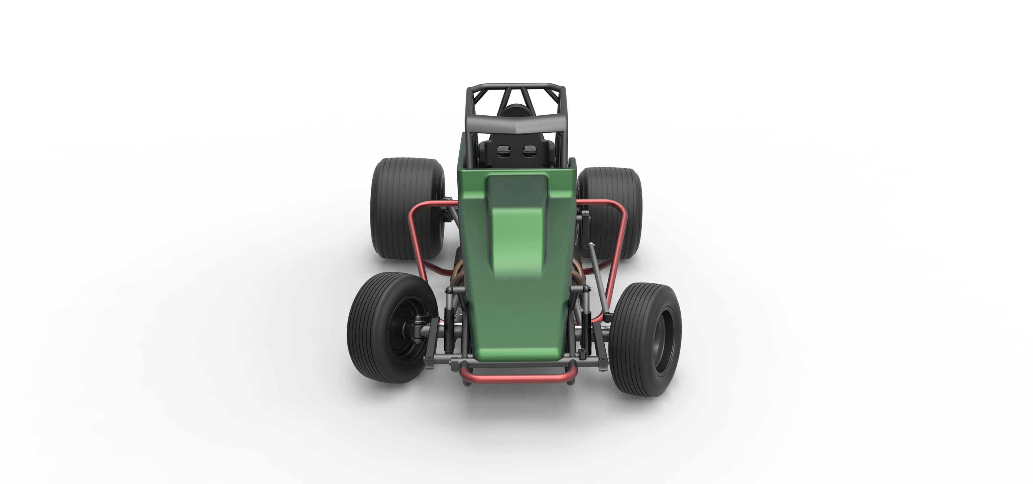 Sprint Car 1:25 3D Model