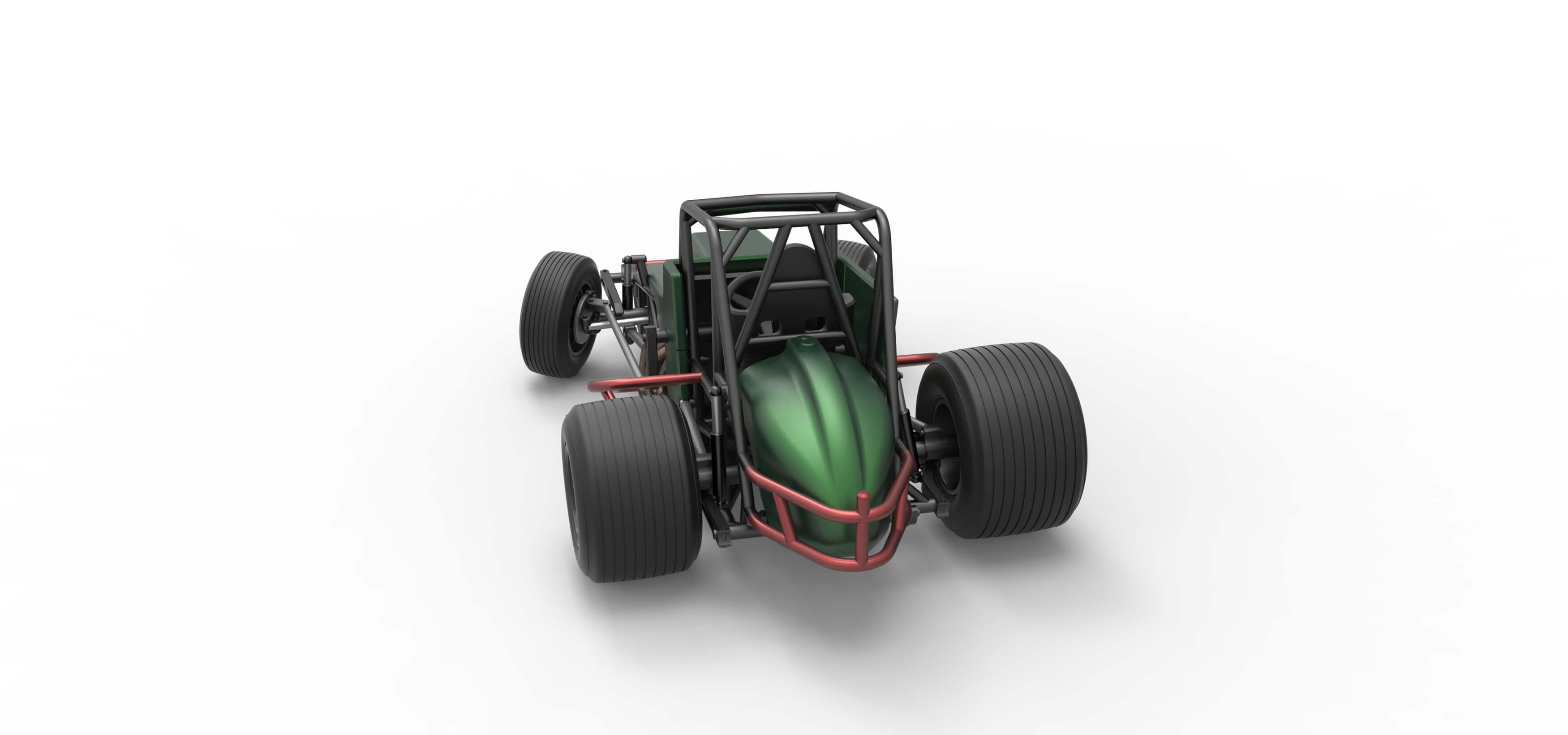 Sprint Car 1:25 3D Model