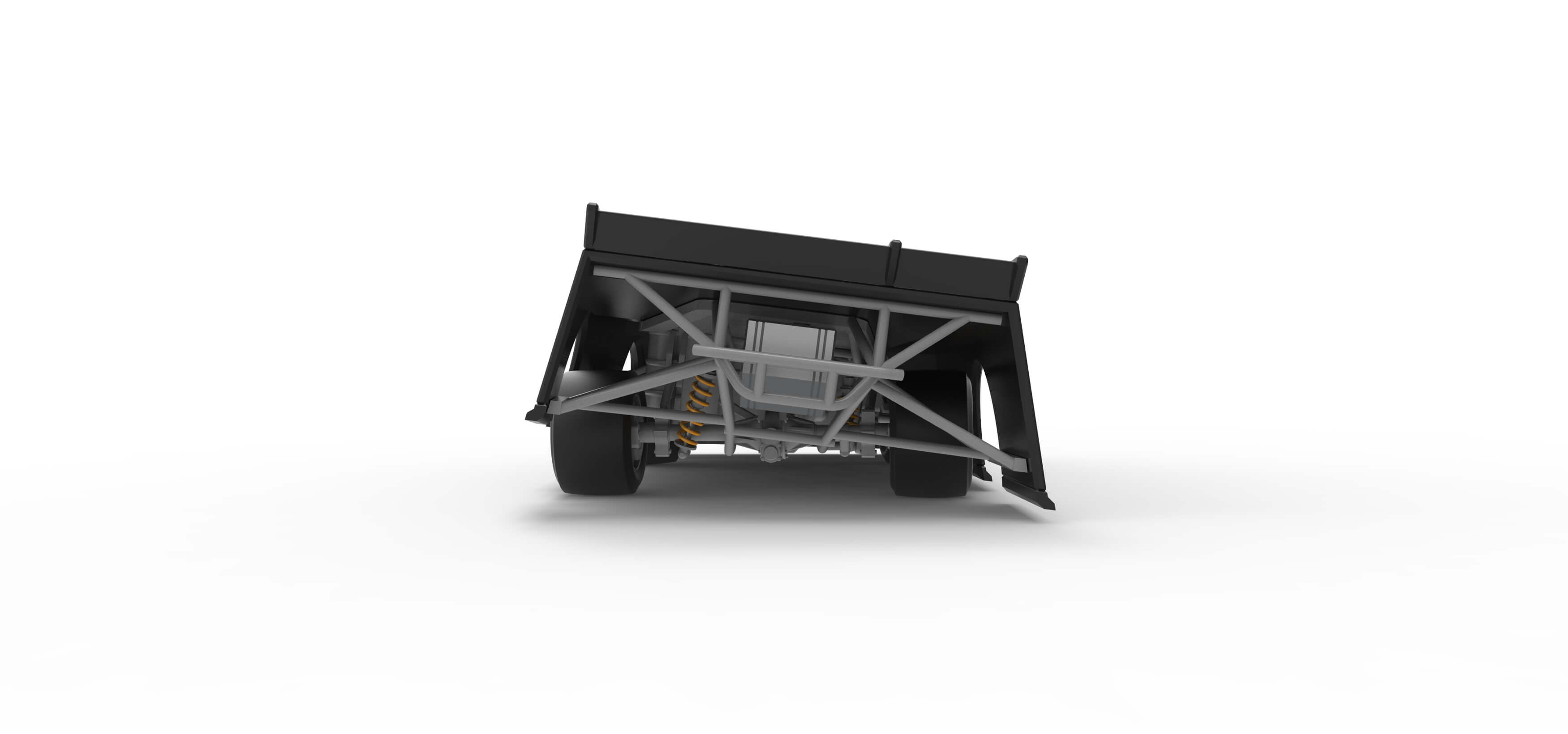 Super Dirt Late Model for Pavement While Turning Scale 1:25