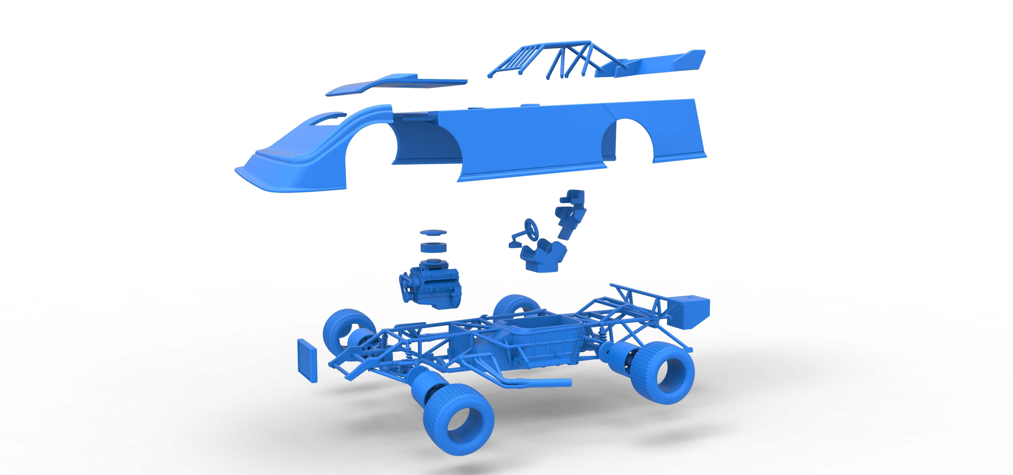 Super Dirt Late Model Version 2 Scale 1:25