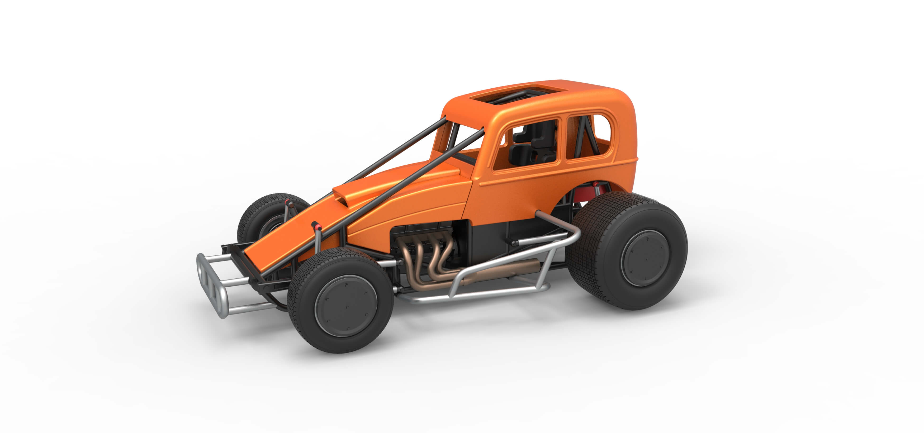 Super Rod Scale 1:25 3D Model