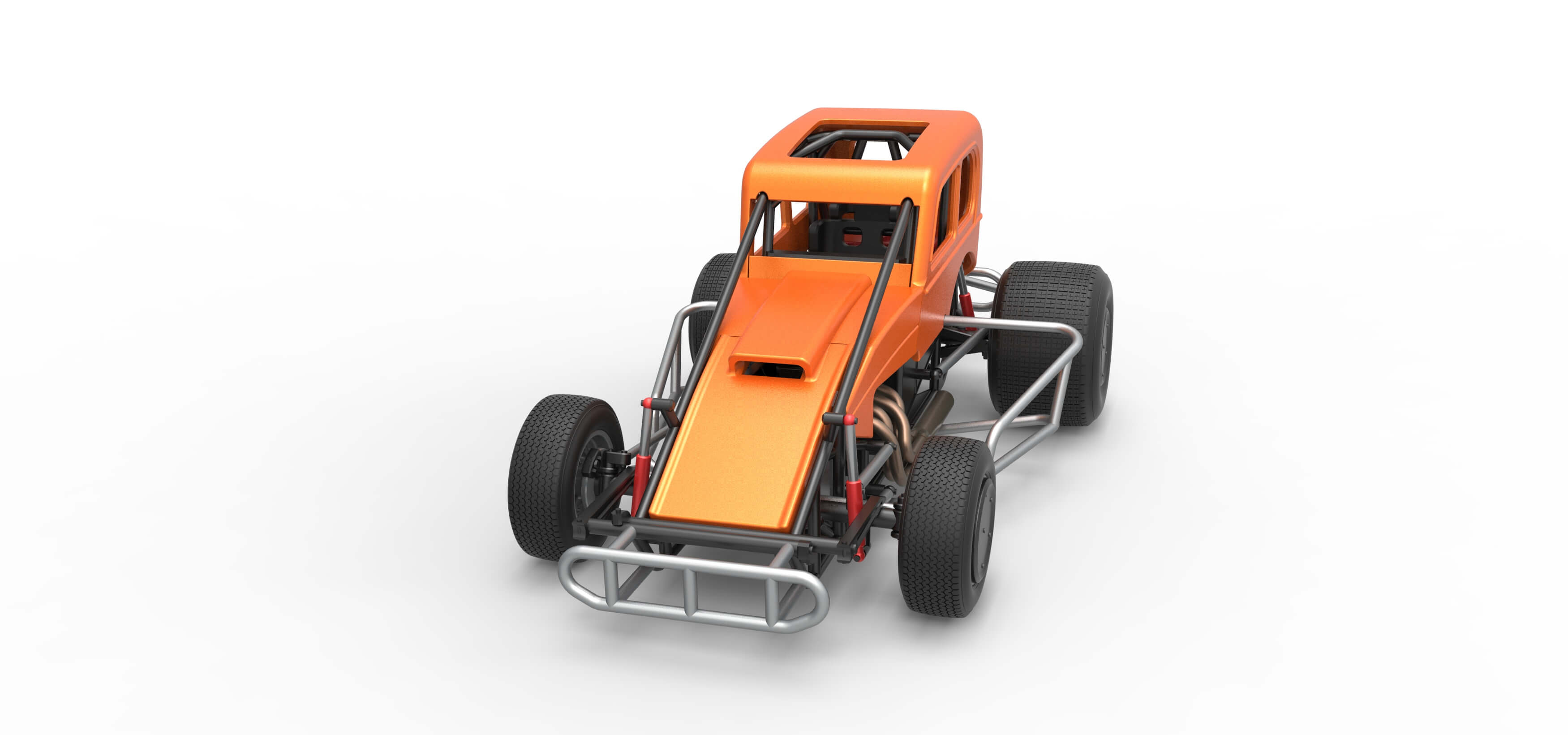 Super Rod Scale 1:25 3D Model