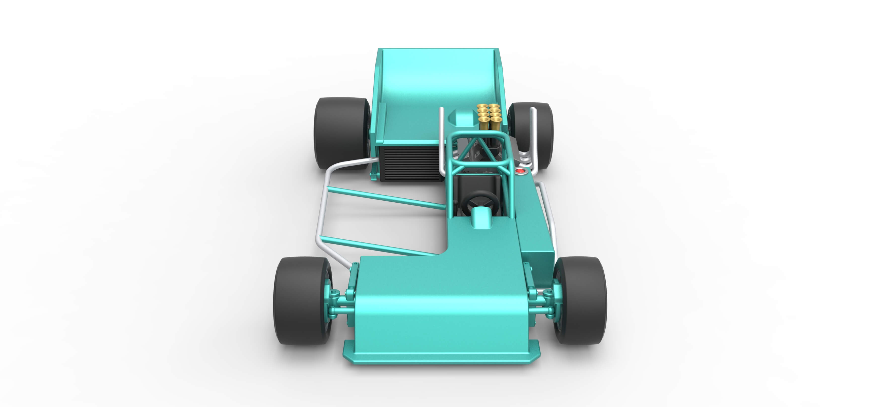 Supermodified Race Car 1:25 3D Model
