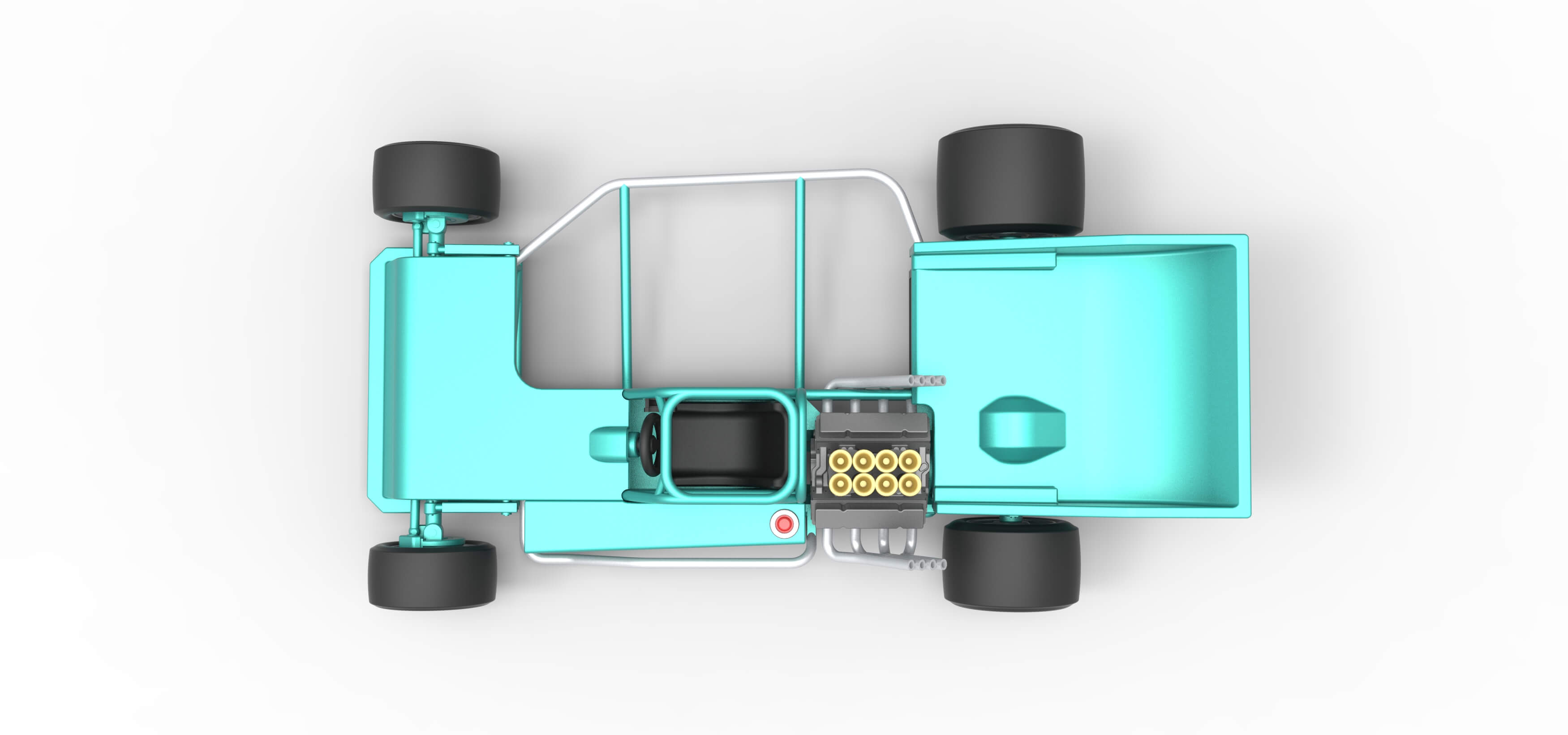 Supermodified Race Car 1:25 3D Model