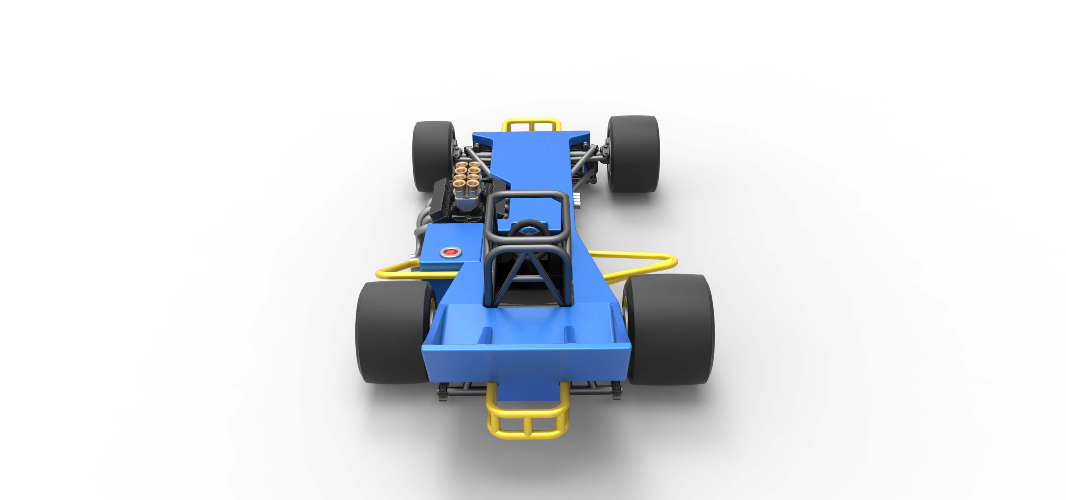 Supermodified Race Car 1:25 3D Model
