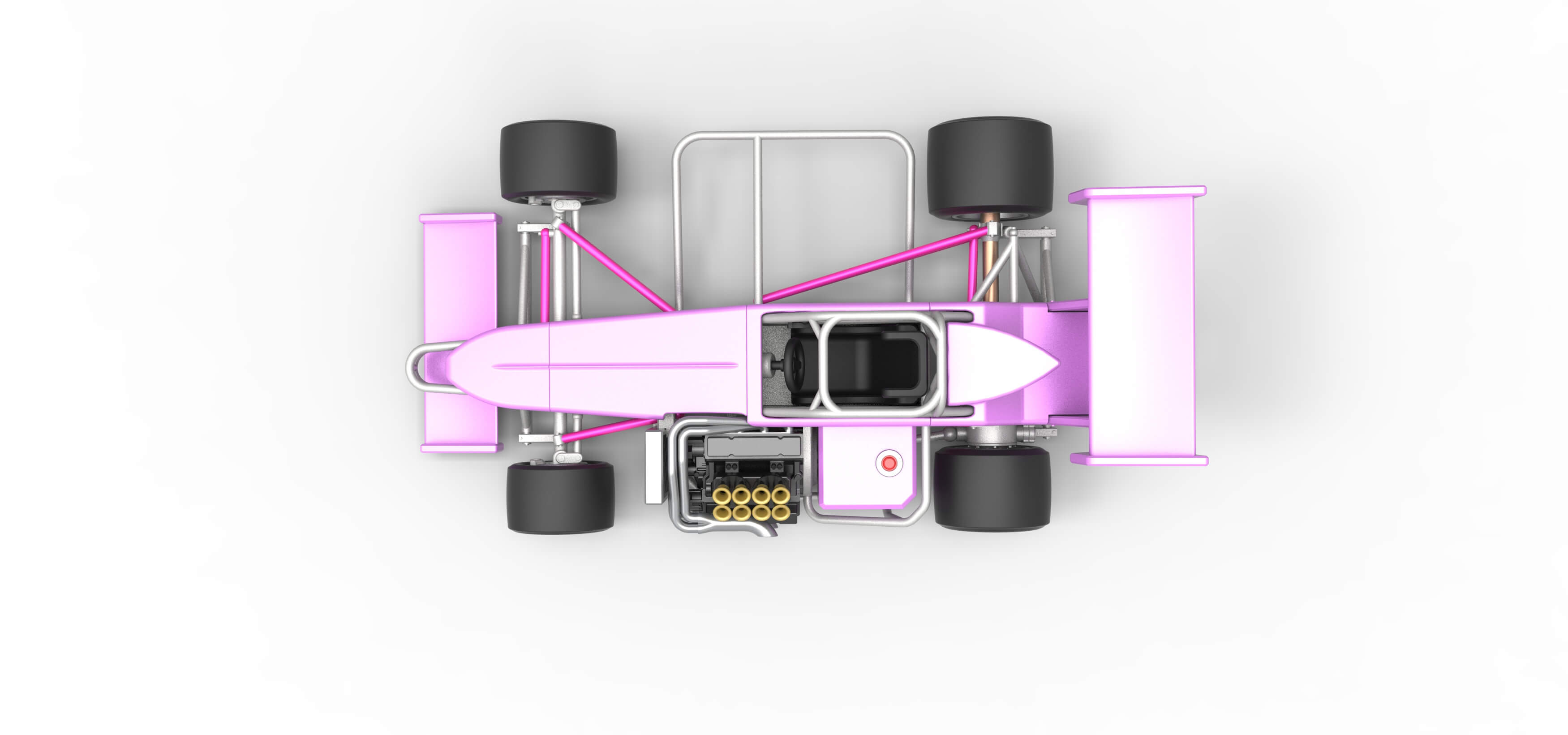 Supermodified Race Car 1:25 3D Model