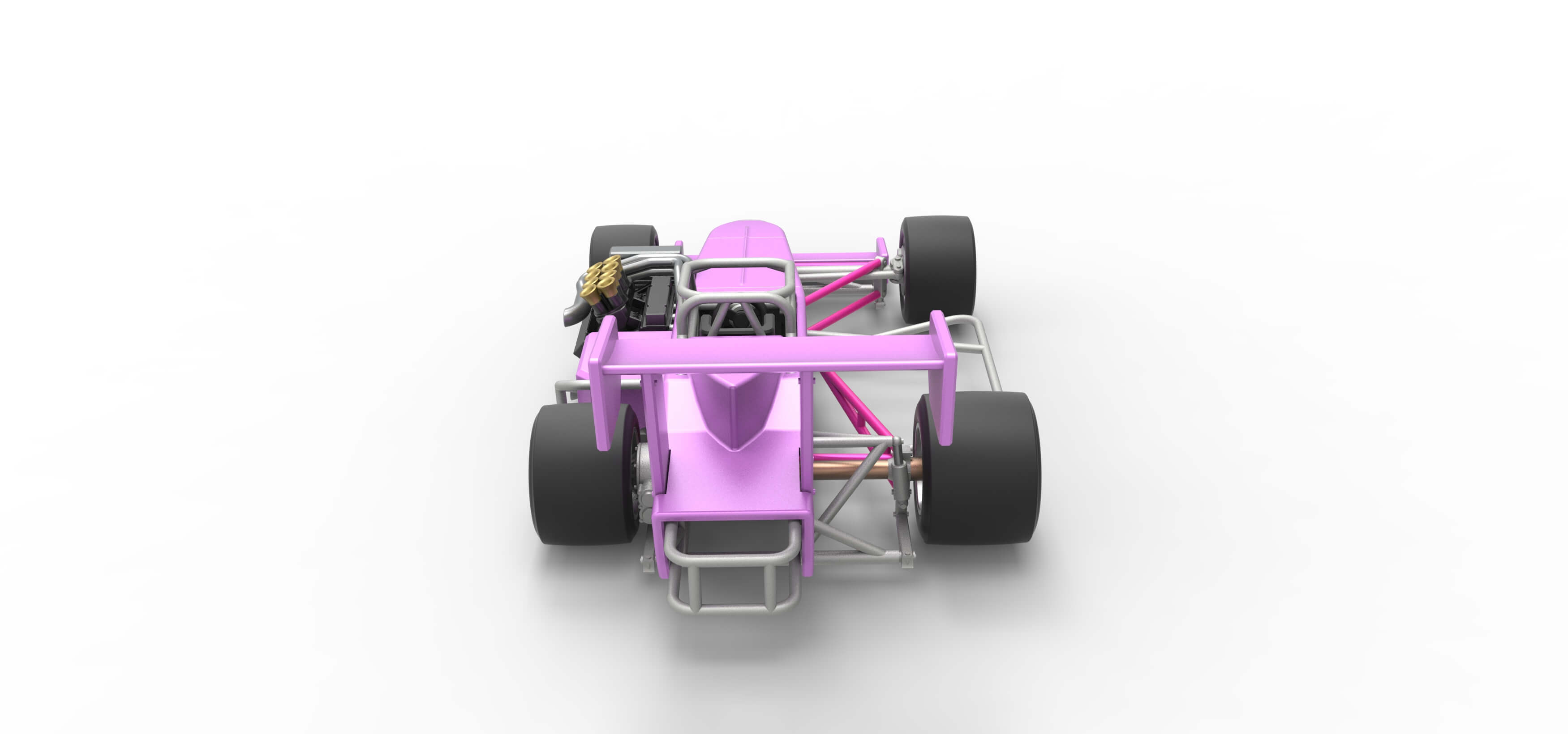 Supermodified Race Car 1:25 3D Model