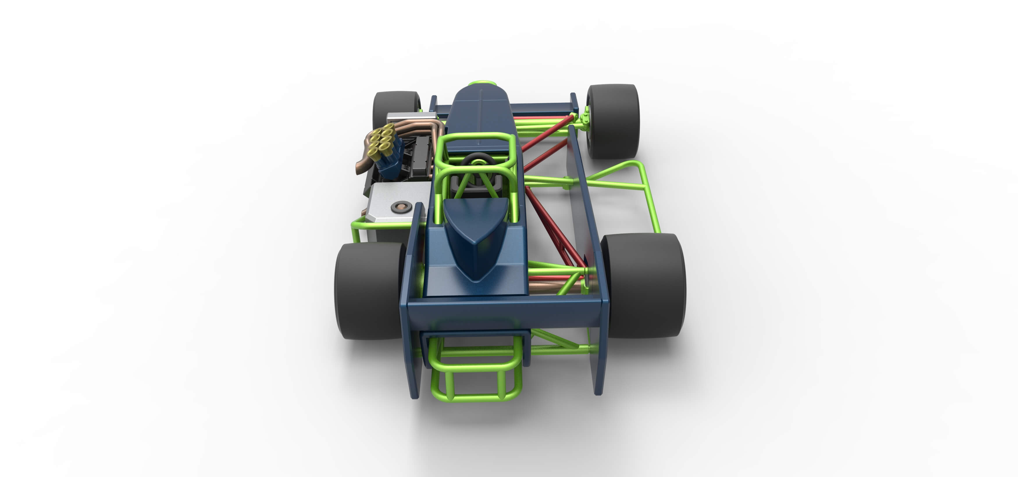 Supermodified Race Car 1:25 3D Model