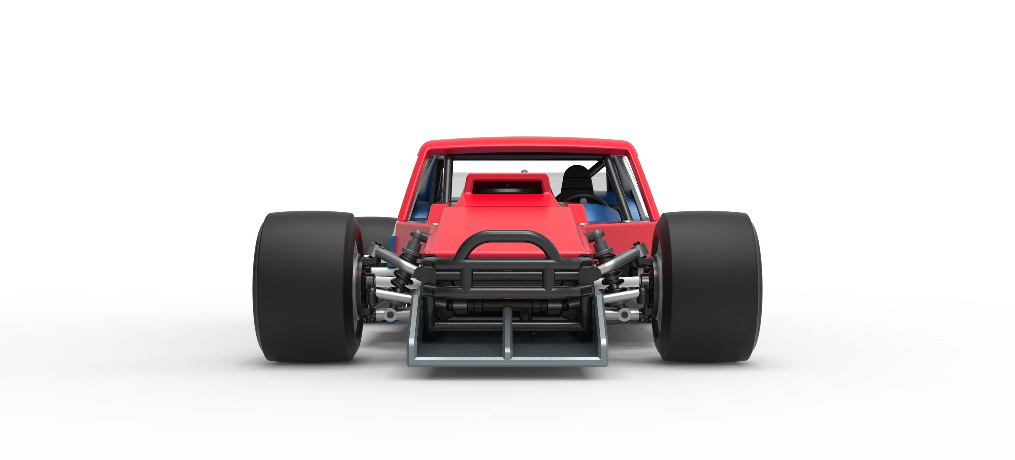 Vintage Asphalt Modified Stock Car V10 Scale 1:25 3D Model