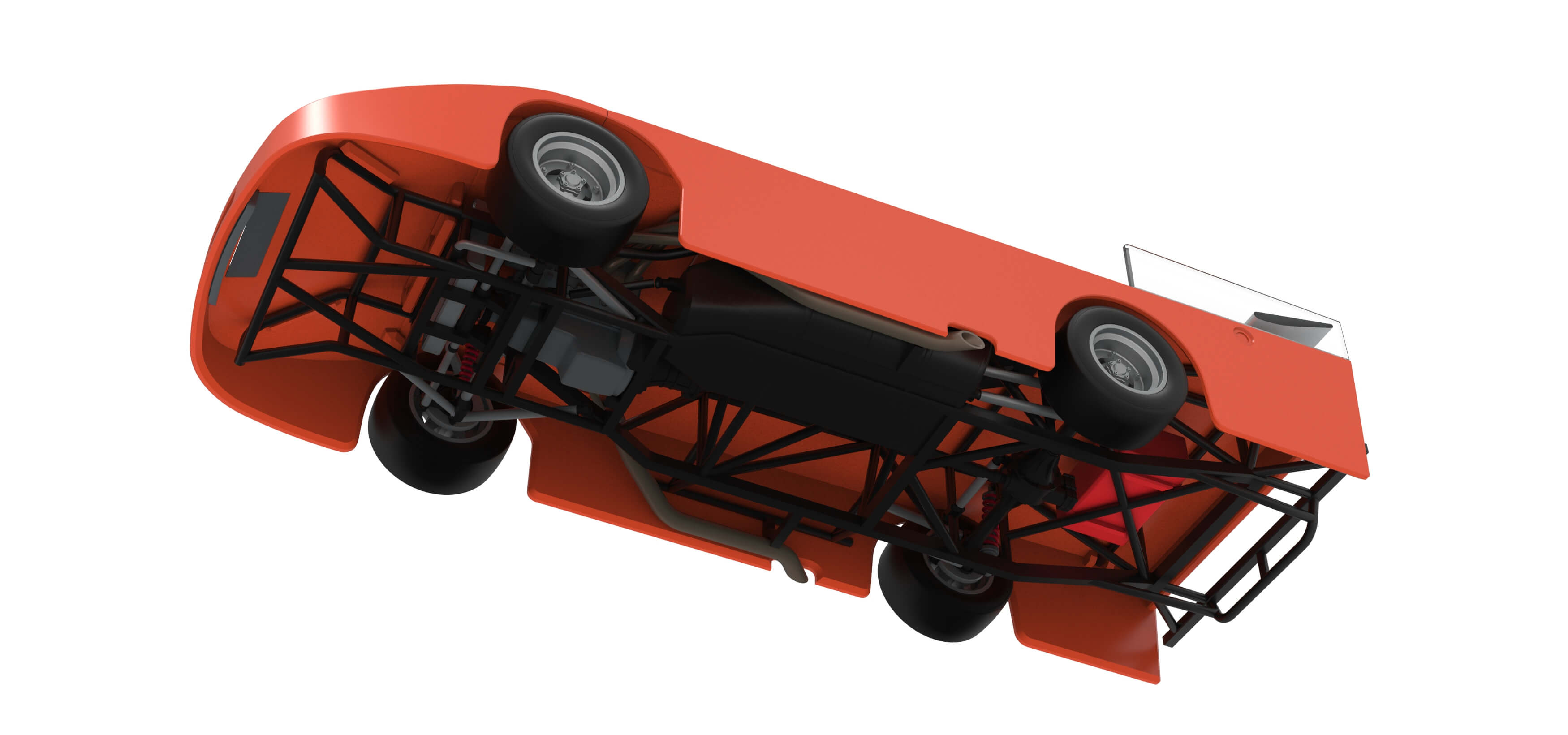 Vintage Asphalt Outlaw Super Late Model Scale 1:25