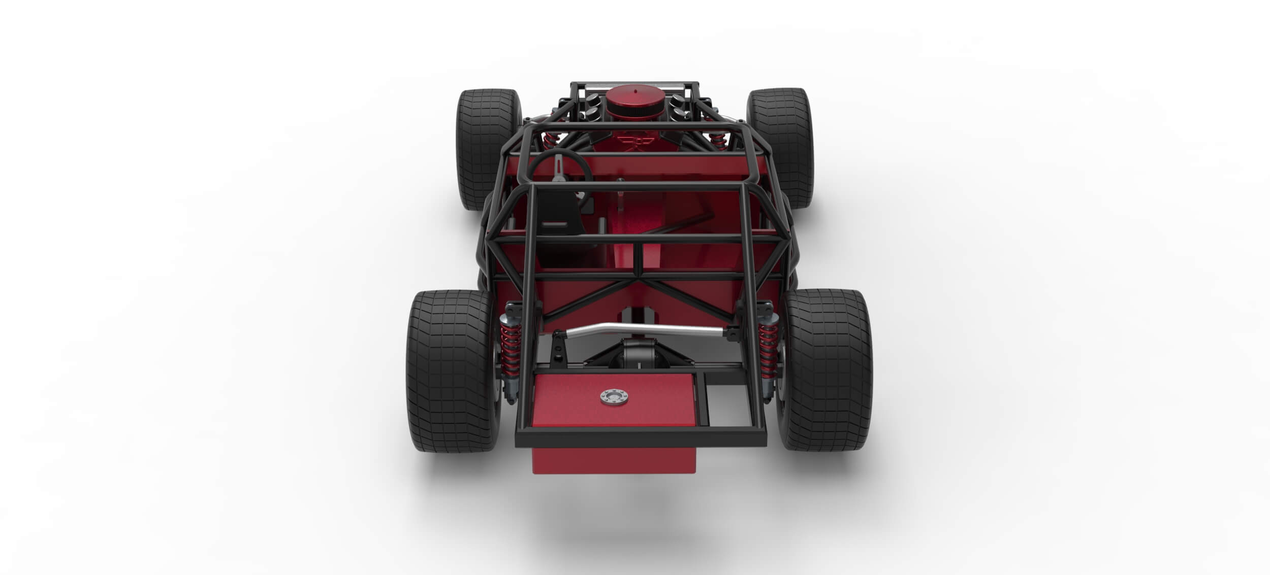 Vintage Dirt Late Model Race Car Base Version 3 Scale 1:25