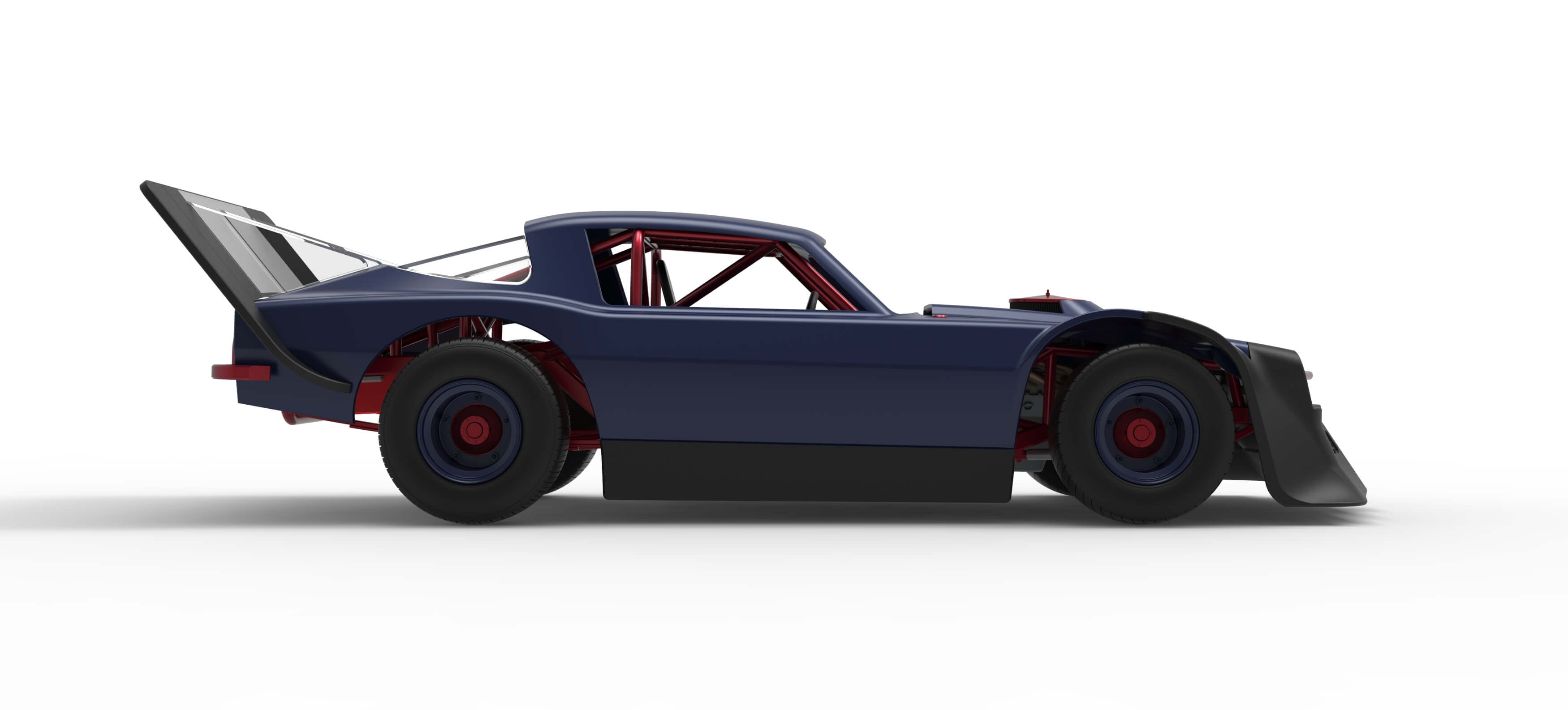 Vintage Dirt Late Model Race Car Version 4 Scale 1:25