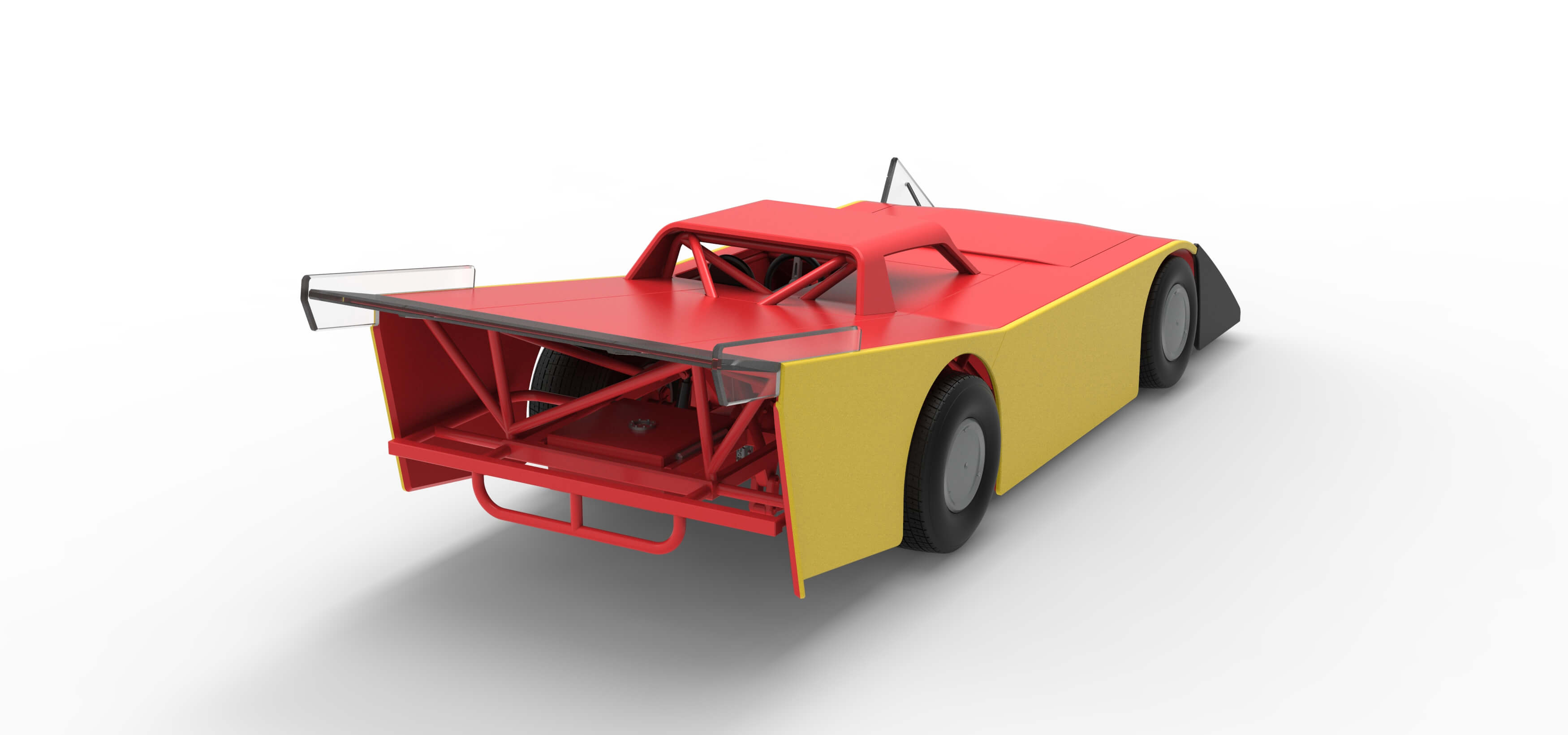 Vintage Dirt Late Model Race Car Version 5 Scale 1:25