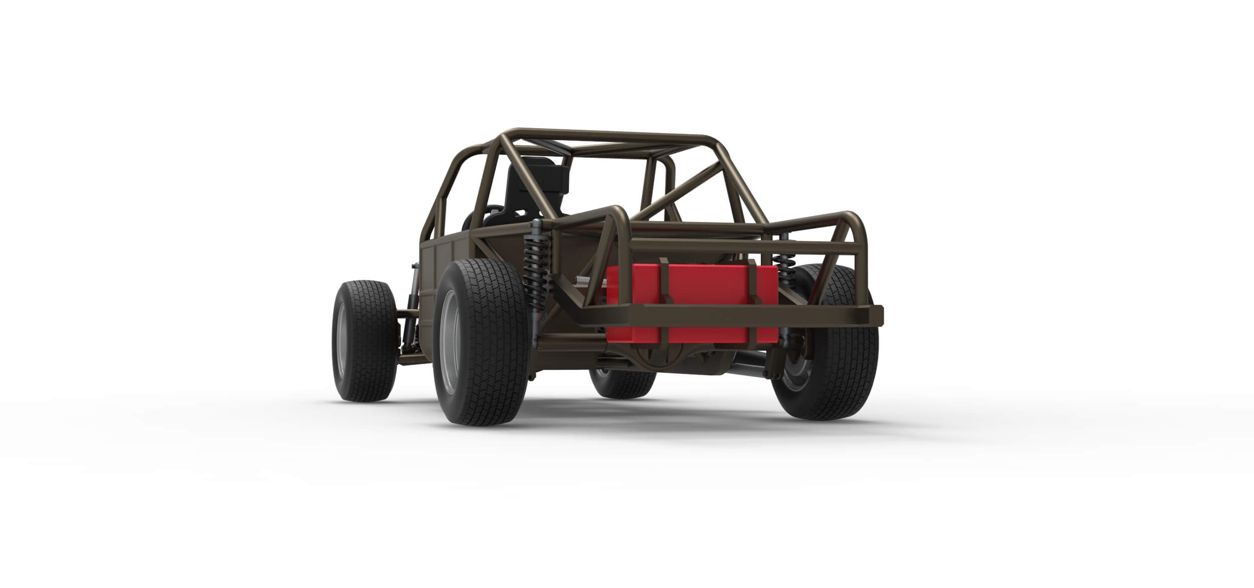 Vintage Dirt Modified Stock Car Base Version 7 Scale 1:25 3D Model