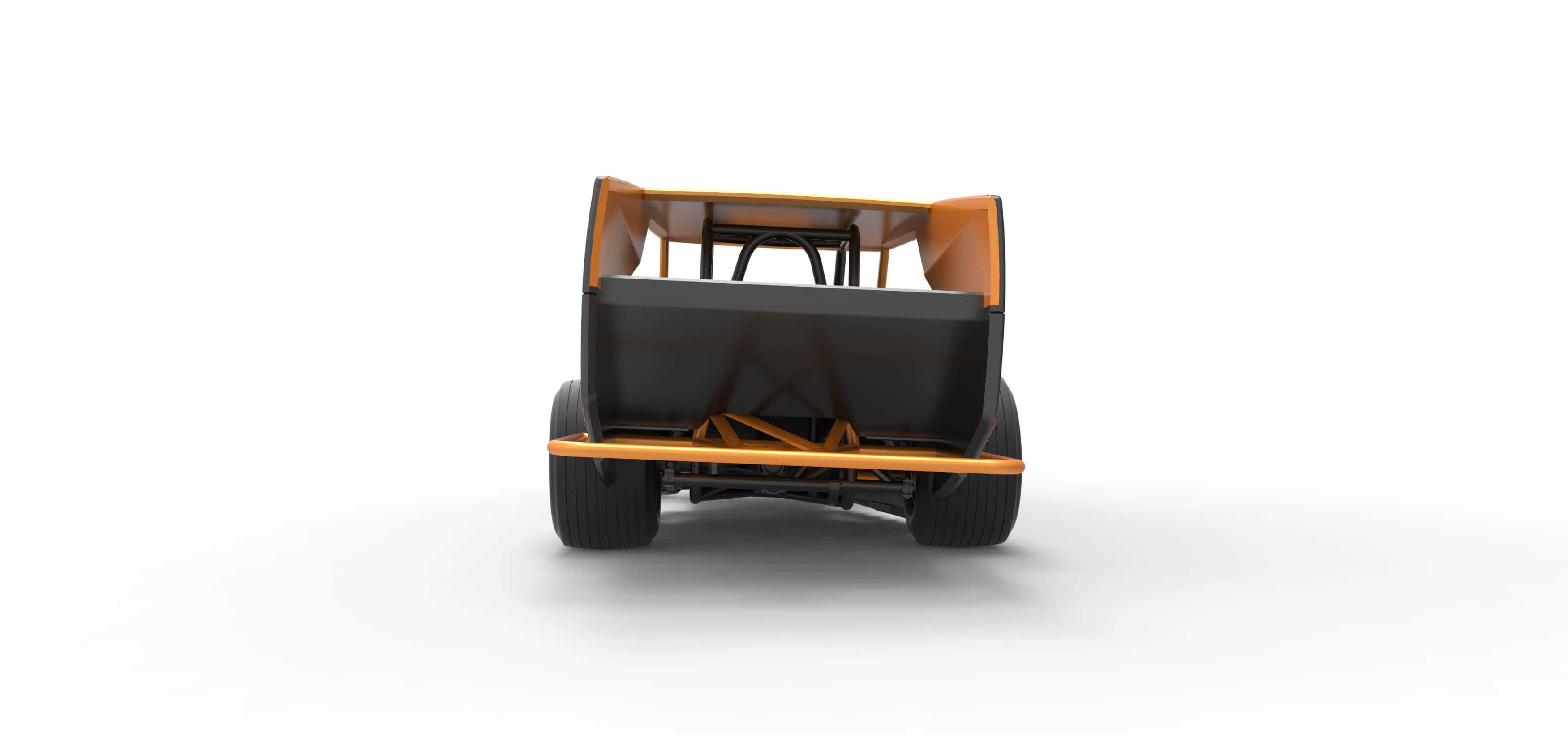 Vintage Dirt Modified Stock Car V5 While Turning Scale 1:25 3D Model