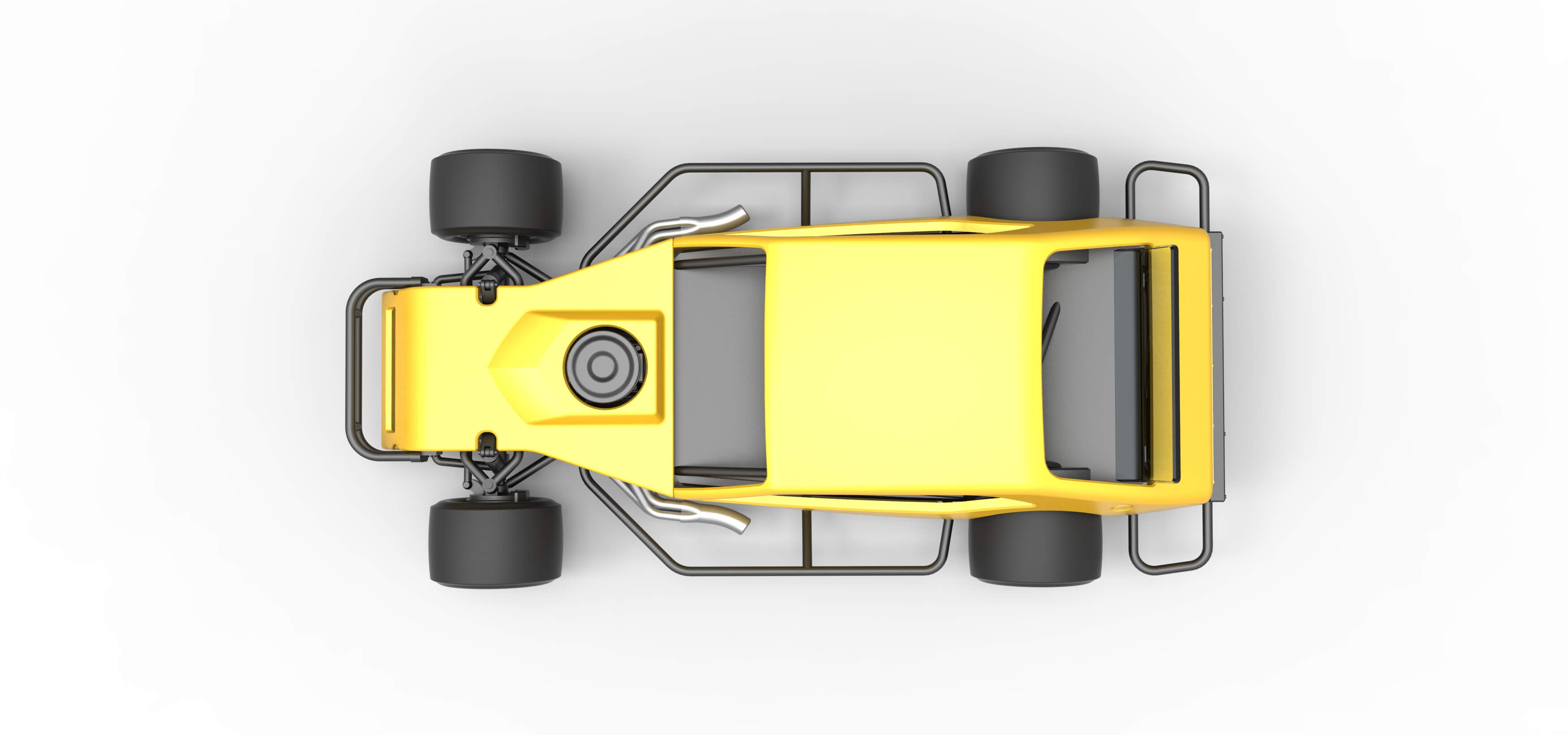 Vintage Modified Stock Car 1:25 3D Model