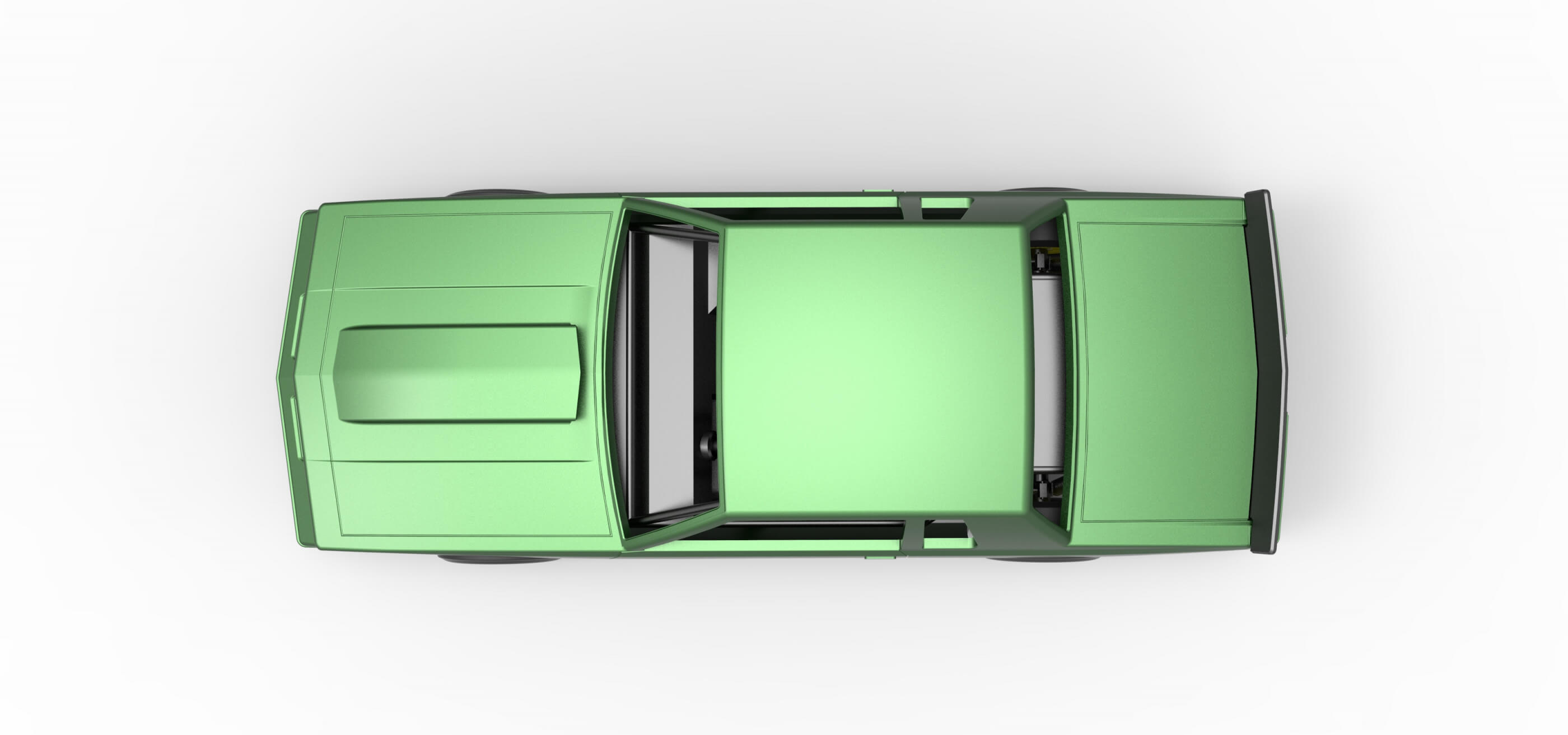Cutlass Street Stock Race Car 1:25 3D Model