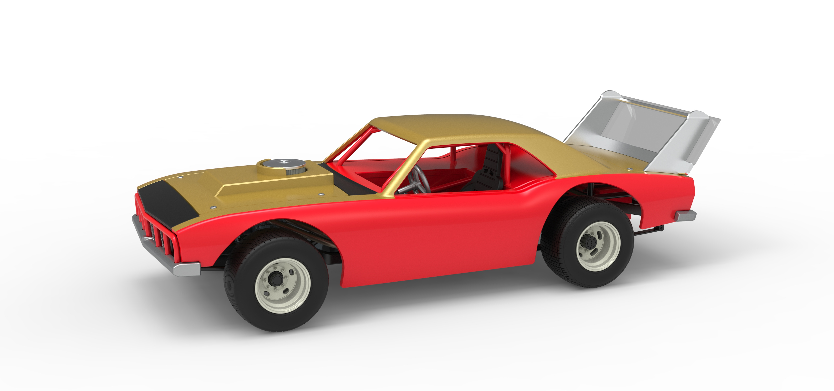 Vintage Semi-Late Model Stock Car Scale 1:25