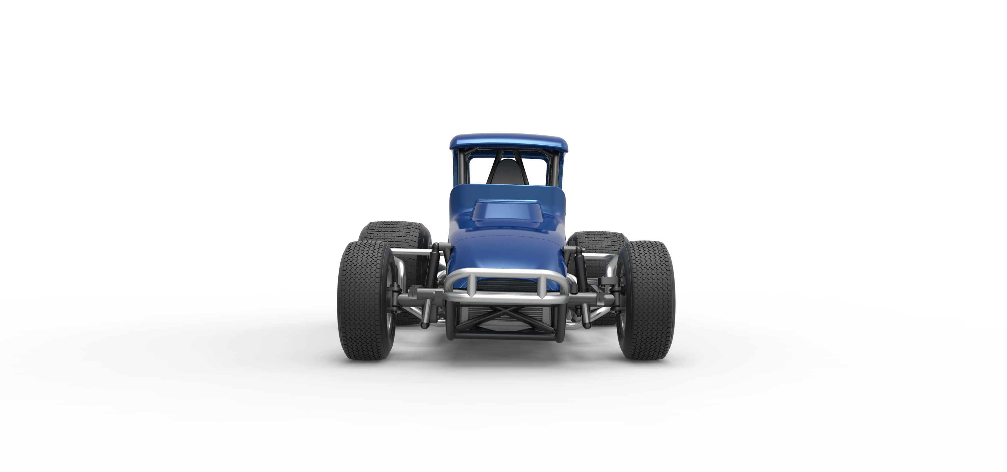 Vintage Sprint Car Version 2 Scale 1:25 3D Model