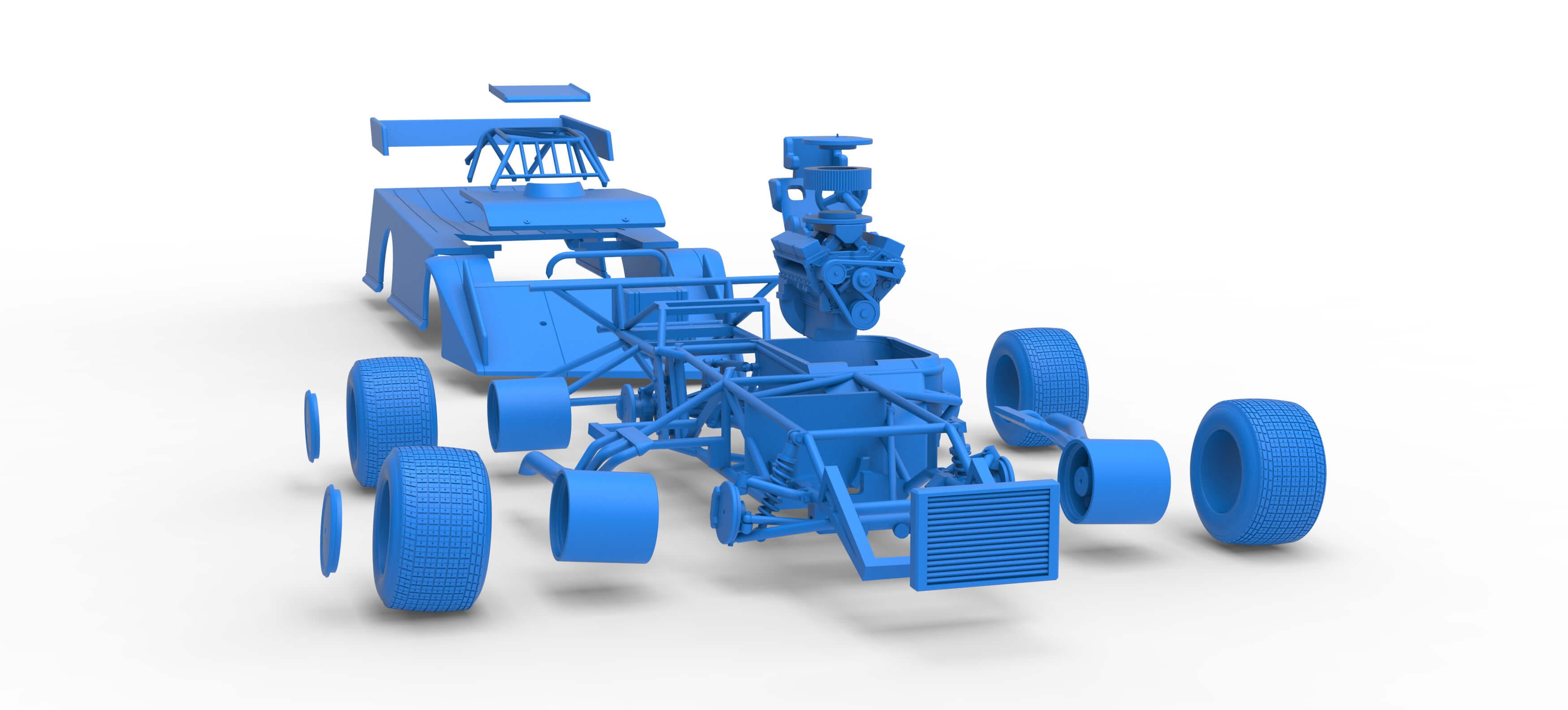 Wedge Dirt Late Model Scale 1:25
